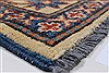 Kazak Beige Hand Knotted 45 X 610  Area Rug 250-27018 Thumb 6