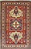 Kazak Beige Hand Knotted 45 X 610 Area Rug 250-27018 Thumb 0
