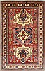 Kazak Beige Hand Knotted 45 X 610  Area Rug 250-27018 Thumb 0