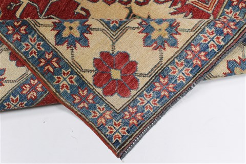 Kazak Beige Hand Knotted 44 X 69 Area Rug 250-27021 Image 1