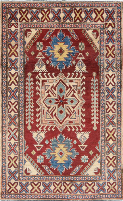 Kazak Red Hand Knotted 44 X 71  Area Rug 250-27026 Image 0