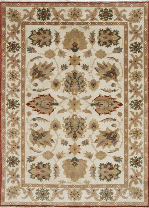 Chobi Beige Hand Knotted 50 X 611  Area Rug 250-27029 Image 0