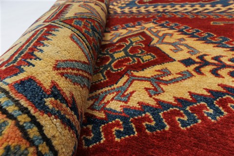 Kazak Red Hand Knotted 43 X 610 Area Rug 250-27030 Image 10