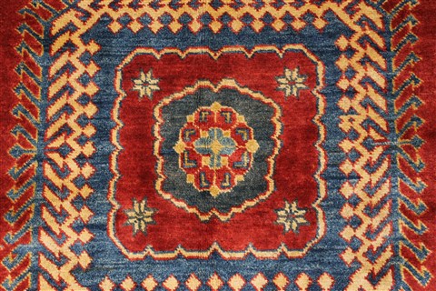 Kazak Red Hand Knotted 43 X 610 Area Rug 250-27030 Image 5