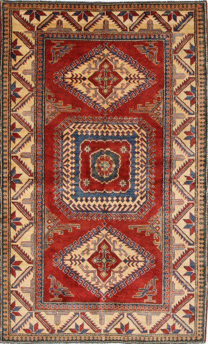 Kazak Red Hand Knotted 43 X 610 Area Rug 250-27030 Image 0