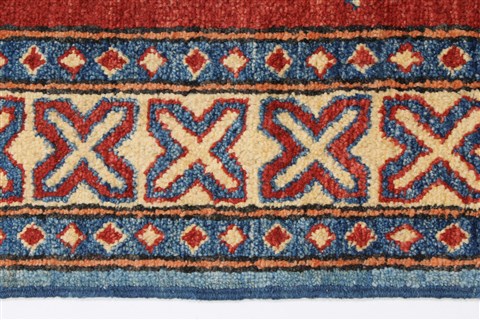 Kazak Red Hand Knotted 45 X 64 Area Rug 250-27032 Image 3