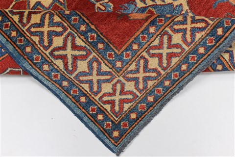 Kazak Red Hand Knotted 45 X 64 Area Rug 250-27032 Image 9