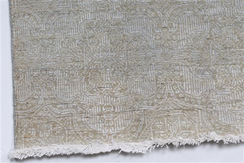 Modern Beige Hand Knotted 1110 X 152 Area Rug 250-27037 Image 3