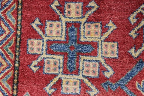 Kazak Red Hand Knotted 310 X 72 Area Rug 250-27040 Image 10