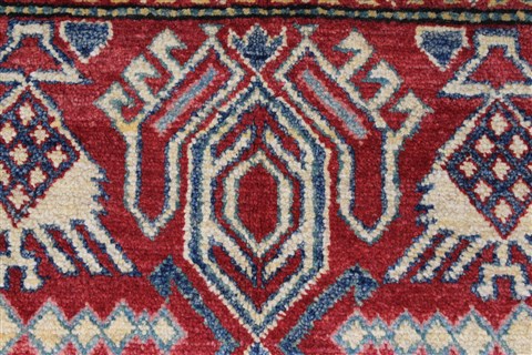 Kazak Red Hand Knotted 310 X 72 Area Rug 250-27040 Image 8