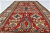 Kazak Red Hand Knotted 310 X 72  Area Rug 250-27040 Thumb 4