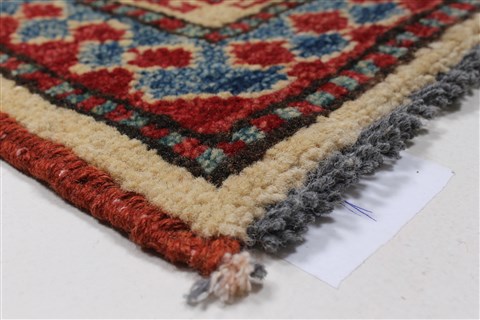 Kazak Red Hand Knotted 45 X 611 Area Rug 250-27042 Image 8
