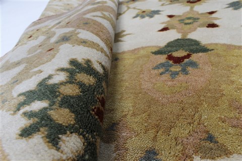 Chobi Beige Hand Knotted 56 X 77 Area Rug 250-27043 Image 10