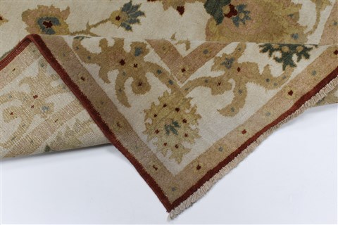 Chobi Beige Hand Knotted 56 X 77 Area Rug 250-27043 Image 1