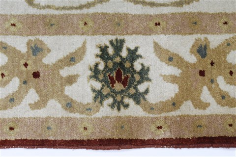 Chobi Beige Hand Knotted 56 X 77 Area Rug 250-27043 Image 4