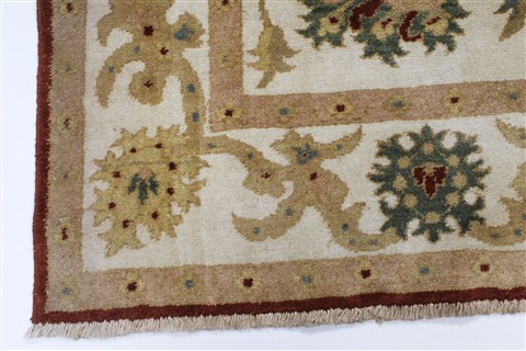 Chobi Beige Hand Knotted 56 X 77 Area Rug 250-27043 Image 6