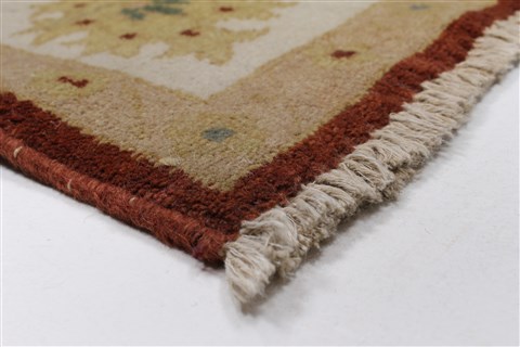 Chobi Beige Hand Knotted 56 X 77 Area Rug 250-27043 Image 7