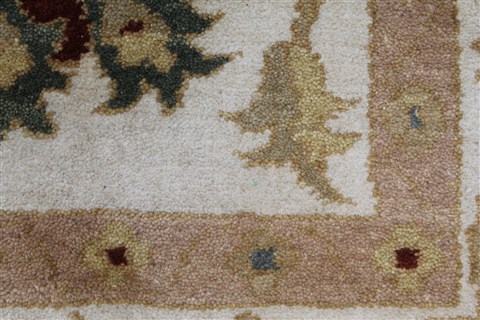 Chobi Beige Hand Knotted 56 X 77 Area Rug 250-27043 Image 9