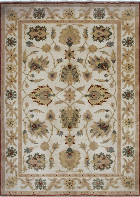 Chobi Beige Hand Knotted 56 X 77 Area Rug 250-27043 Image 0