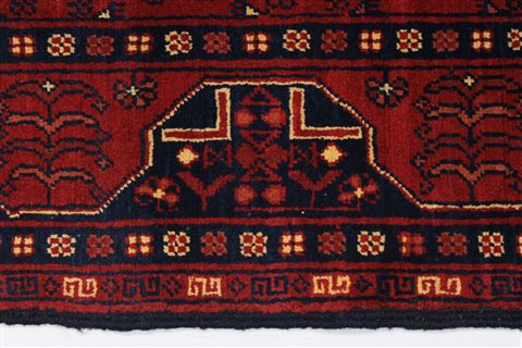 Shahre Babak Blue Hand Knotted 47 X 62 Area Rug 250-27044 Image 4