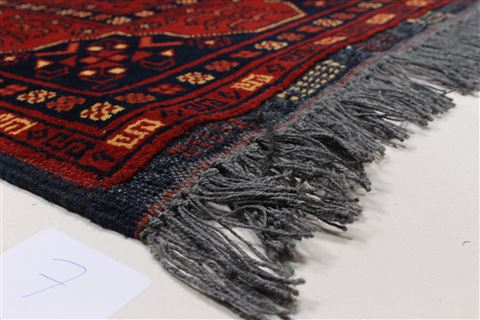 Shahre Babak Blue Hand Knotted 47 X 62 Area Rug 250-27044 Image 7