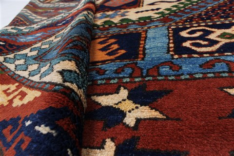 Kazak Blue Hand Knotted 410 X 68 Area Rug 250-27046 Image 11