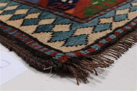 Kazak Blue Hand Knotted 410 X 68 Area Rug 250-27046 Image 20
