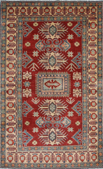 Kazak Red Hand Knotted 44 X 70 Area Rug 250-27048 Image 0