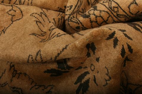 Mahal Brown Hand Knotted 137 X 196 Area Rug 100-27053 Image 2