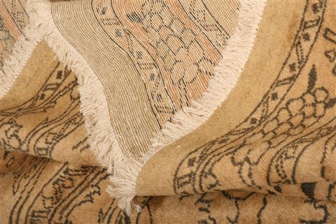 Mahal Brown Hand Knotted 137 X 196 Area Rug 100-27053 Image 4