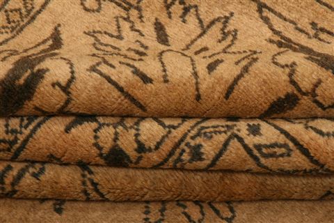 Mahal Brown Hand Knotted 137 X 196 Area Rug 100-27053 Image 5