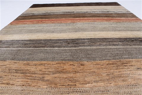 Gabbeh Multicolor Hand Knotted 410 X 610 Area Rug 250-27054 Image 4