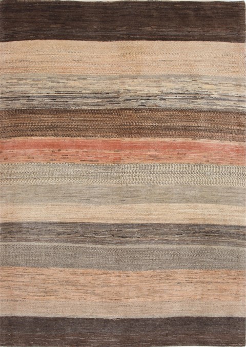 Gabbeh Multicolor Hand Knotted 410 X 610 Area Rug 250-27054 Image 0
