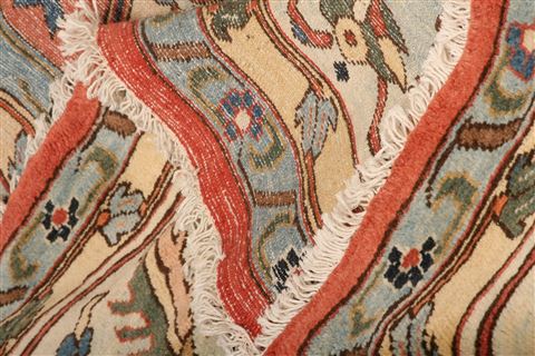 Karajeh Red Hand Knotted 142 X 187 Area Rug 100-27056 Image 4