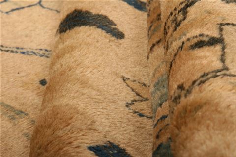 Mahal Brown Hand Knotted 130 X 180 Area Rug 253-27057 Image 2