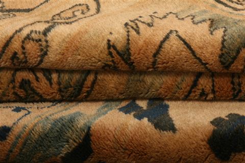 Mahal Brown Hand Knotted 130 X 180 Area Rug 253-27057 Image 4