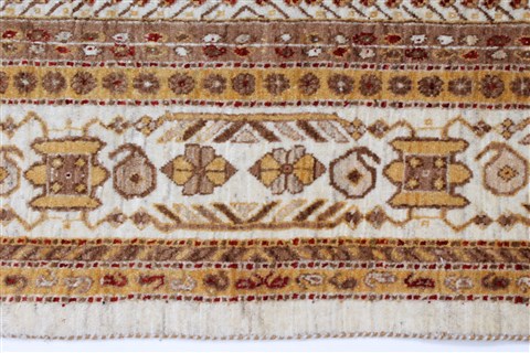 Gabbeh Beige Hand Knotted 56 X 77 Area Rug 250-27058 Image 7