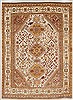 Gabbeh Beige Hand Knotted 56 X 77  Area Rug 250-27058 Thumb 0