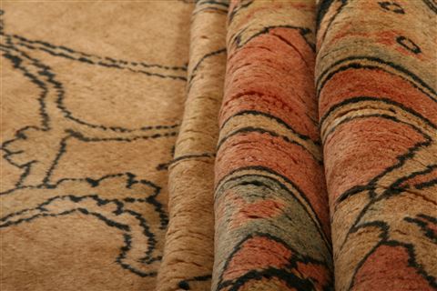 Mahal Brown Hand Knotted 1210 X 1411 Area Rug 253-27059 Image 3