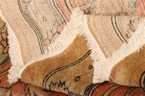 Mahal Brown Hand Knotted 1210 X 1411 Area Rug 253-27059 Image 4
