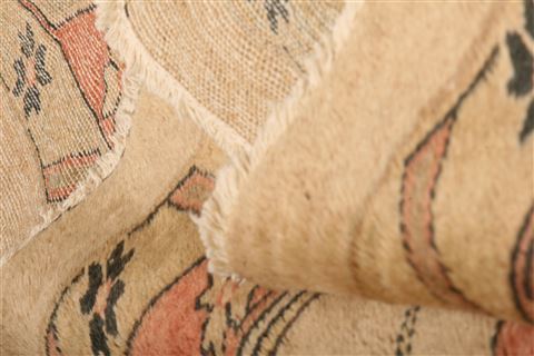Mahal Brown Hand Knotted 107 X 193 Area Rug 100-27060 Image 4