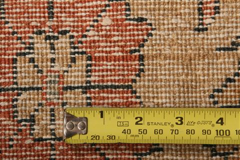 Mahal Brown Hand Knotted 107 X 193 Area Rug 100-27060 Image 6