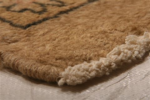 Mahal Brown Hand Knotted 107 X 193 Area Rug 100-27060 Image 8