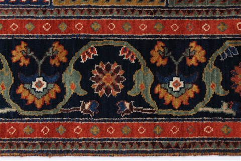 Bakhtiar Multicolor Hand Knotted 410 X 610 Area Rug 250-27061 Image 5
