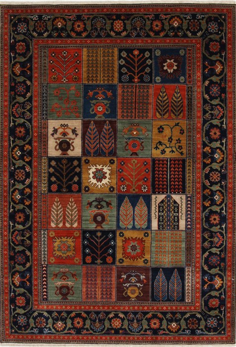 Bakhtiar Multicolor Hand Knotted 410 X 610 Area Rug 250-27061 Image 0