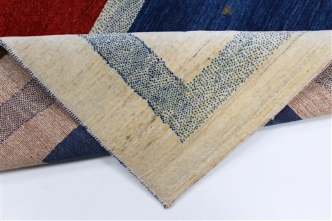 Gabbeh Multicolor Hand Knotted 54 X 71 Area Rug 250-27063 Image 9