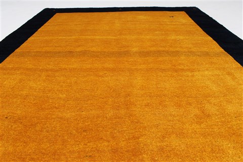 Gabbeh Yellow Hand Knotted 55 X 70 Area Rug 250-27065 Image 4