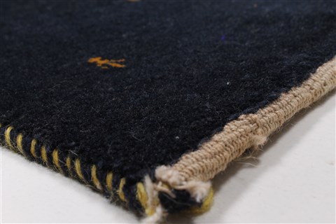 Gabbeh Yellow Hand Knotted 55 X 70 Area Rug 250-27065 Image 8