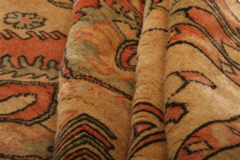 Mahal Yellow Hand Knotted 1210 X 184 Area Rug 100-27067 Image 3