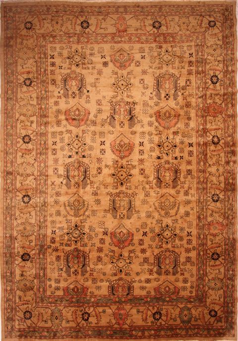 Mahal Yellow Hand Knotted 1210 X 184 Area Rug 100-27067 Image 0